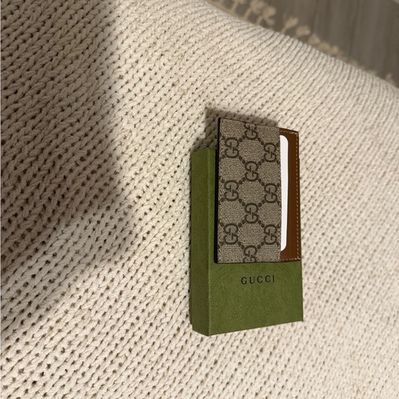 Gucci GG Supreme Calfskin Cardholder Card Case Wallet - Picture 4 of 8